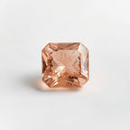 Morganite 1PC Large 10x10 MM Square Faceted Pink Shine Semi Precious Loose Gemstones