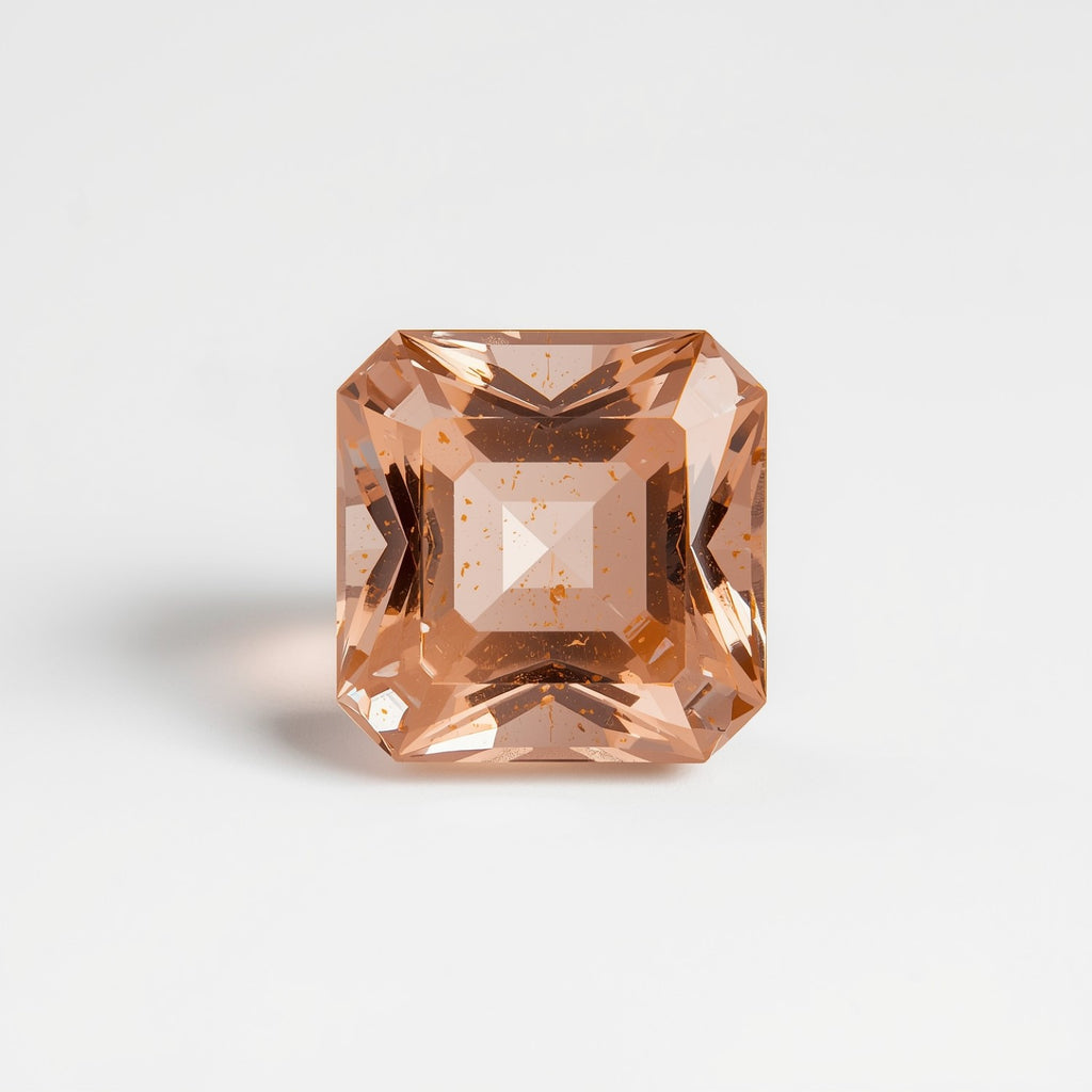 Morganite 1PC Large 11x11 MM Square Faceted Pink Fine Semi Precious Gems
