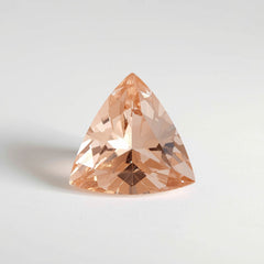 Morganite 1PC Large 11x11 MM Triangle Faceted Pink Fine Semi Precious Gems