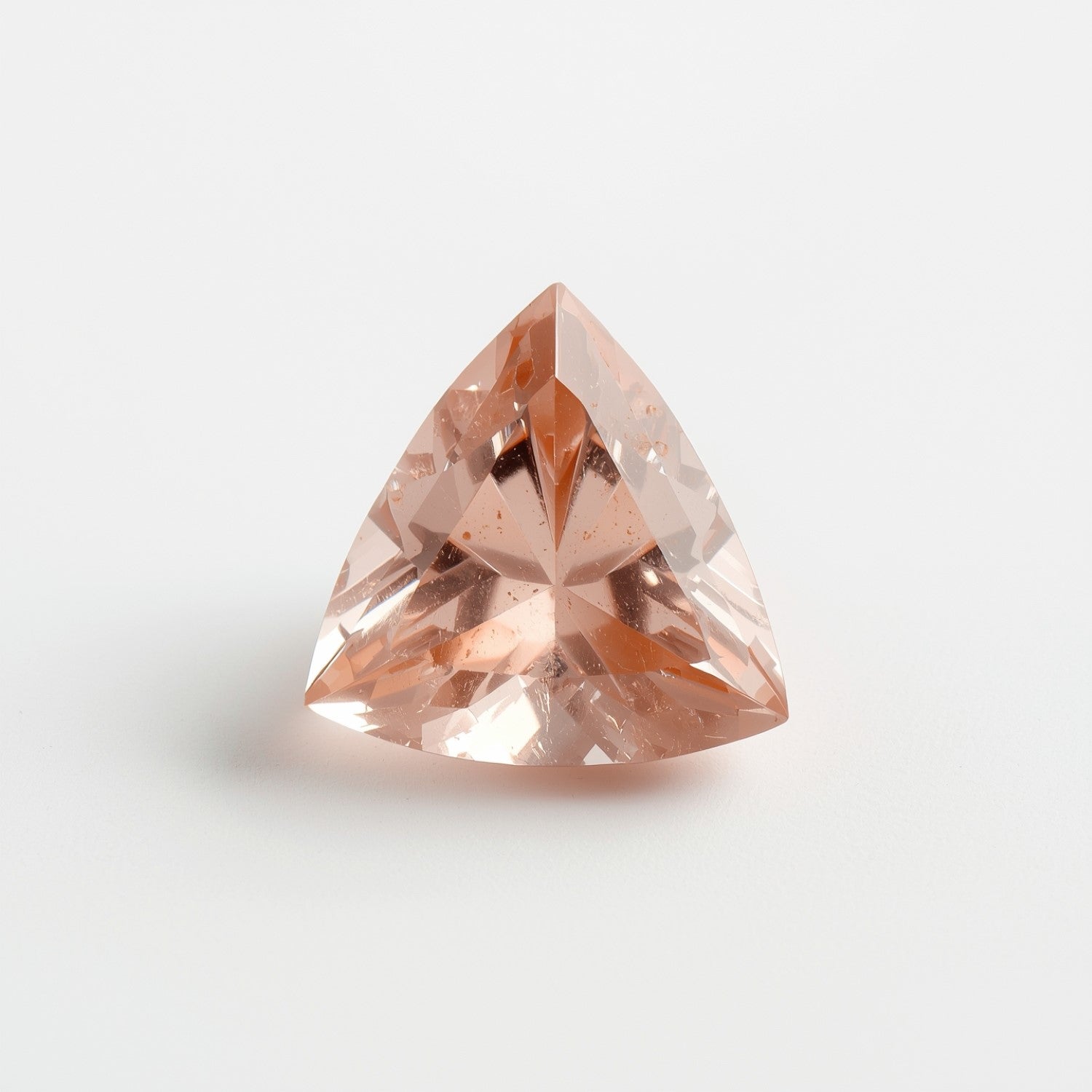 Morganite 1PC Small 7x7 MM Triangle Faceted Pink Splendid Semi Precious Gems