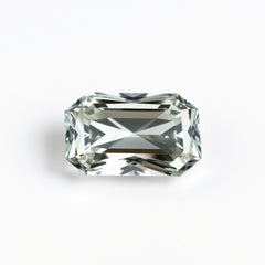 Moissanite 1PC Chunky 10x20 MM Baguette Faceted White Luster Man Made Loose Gems