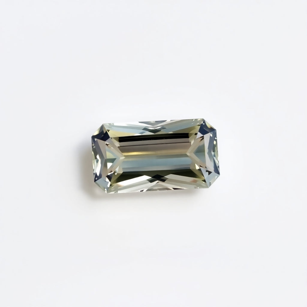 Moissanite 10PC Tiny 2x4 MM Baguette Faceted White Genuine Man Made Loose Gems