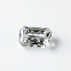 Moissanite 1PC Tiny 3x6 MM Baguette Faceted White Pure Man Made Loose Gemstones