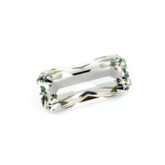 Moissanite 1PC Small 5x10 MM Baguette Faceted White Brilliant Man Made Loose Gems