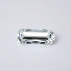 Moissanite 1PC Small 5x10 MM Baguette Faceted White Brilliant Man Made Loose Gems