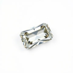 Moissanite 1PC Small 6x12 MM Baguette Faceted White Sparkling Man Made Loose Gemstone