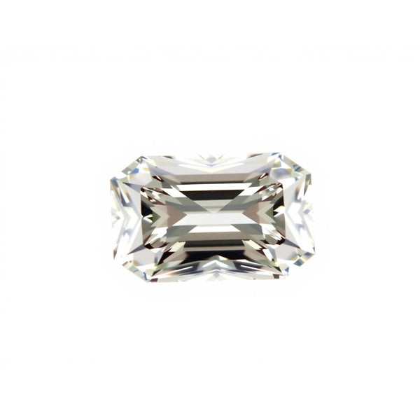 Moissanite 1PC Medium 7x14 MM Baguette Faceted White Polished Man Made Loose Gemstones