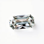 Moissanite 1PC Large 8x16 MM Baguette Faceted White Splendid Man Made Gems