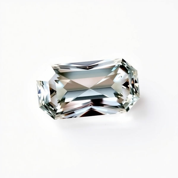 Moissanite 1PC Large 8x16 MM Baguette Faceted White Splendid Man Made Gems