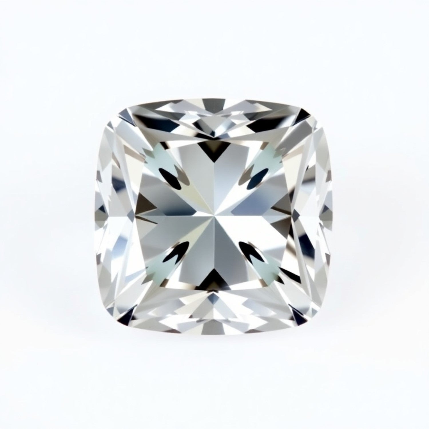 Moissanite 1PC Large 10x10 MM Cushion Faceted White Shine Man Made Loose Gems Immagine principale del prodotto