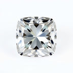 Moissanite 1PC Large 10x10 MM Cushion Faceted White Shine Man Made Loose Gems