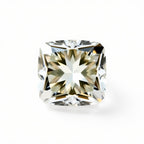 Moissanite 1PC Large 10x10 MM Cushion Faceted White Shine Man Made Loose Gems