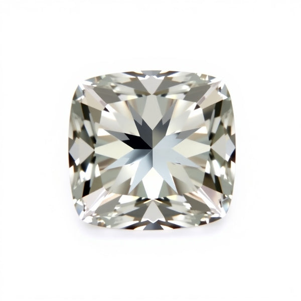 Moissanite 1PC Large 11x11 MM Cushion Faceted White Fine Man Made Loose Gemstone
