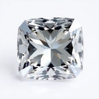 Moissanite 1PC Chunky 14x14 MM Cushion Faceted White Genuine Man Made Loose Gems