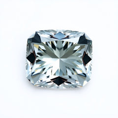 Moissanite 1PC Chunky 14x14 MM Cushion Faceted White Genuine Man Made Loose Gems