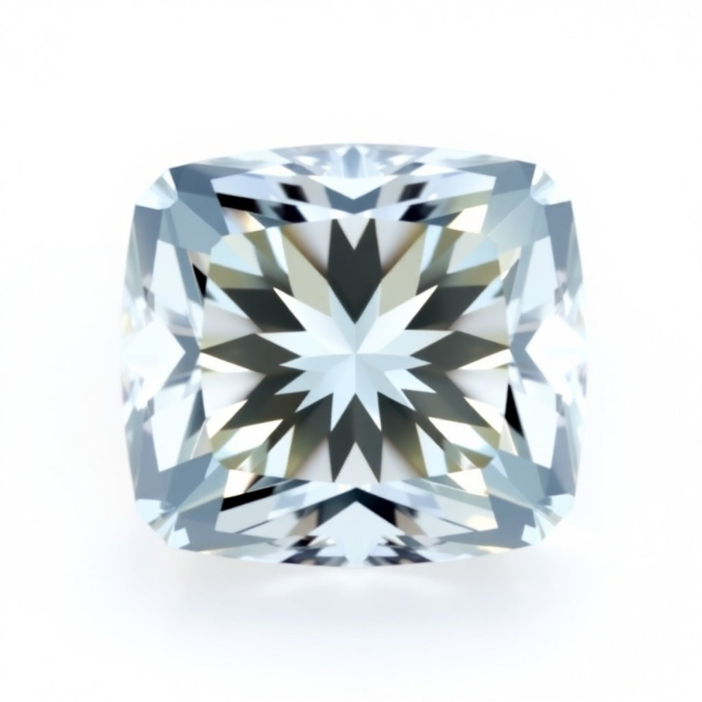 Moissanite 1PC Chunky 15x15 MM Cushion Faceted White Superior Man Made Loose Gemstone