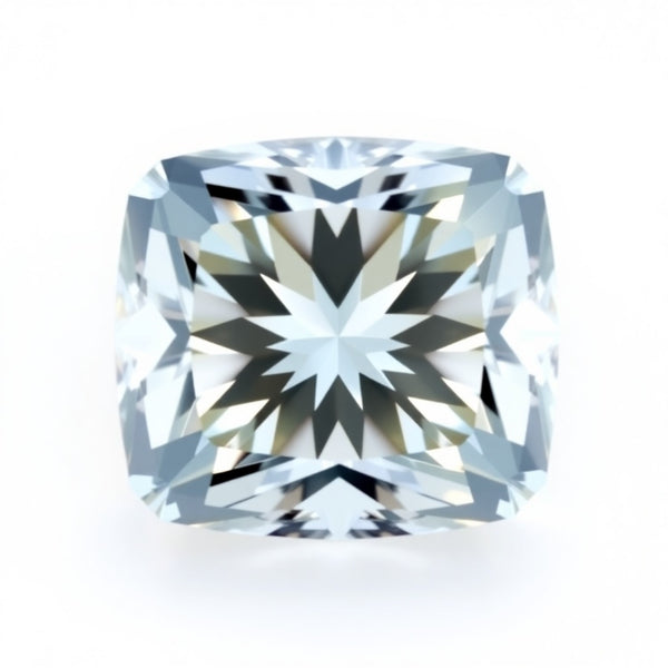 Moissanite 1PC Chunky 15x15 MM Cushion Faceted White Superior Man Made Loose Gemstone