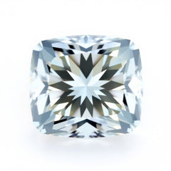 Moissanite 1PC Chunky 15x15 MM Cushion Faceted White Superior Man Made Loose Gemstone