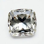 Moissanite 1PC Chunky 16x16 MM Cushion Faceted White Pure Man Made Loose Gemstones