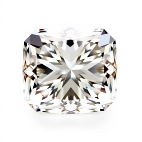 Moissanite 1PC Chunky 16x16 MM Cushion Faceted White Pure Man Made Loose Gemstones