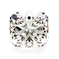 Moissanite 1PC Chunky 16x16 MM Cushion Faceted White Pure Man Made Loose Gemstones