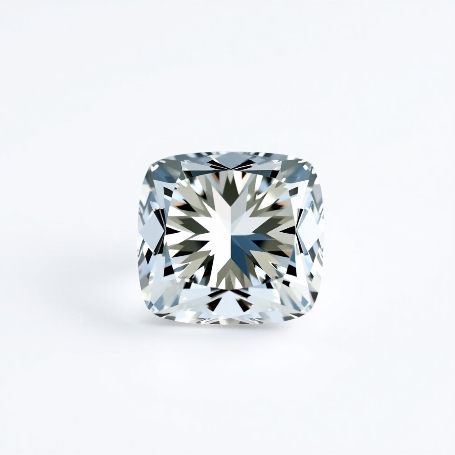 Moissanite 10PC Tiny 3x3 MM Cushion Faceted White Fiery Man Made Loose Gemstone Главное изображение товара