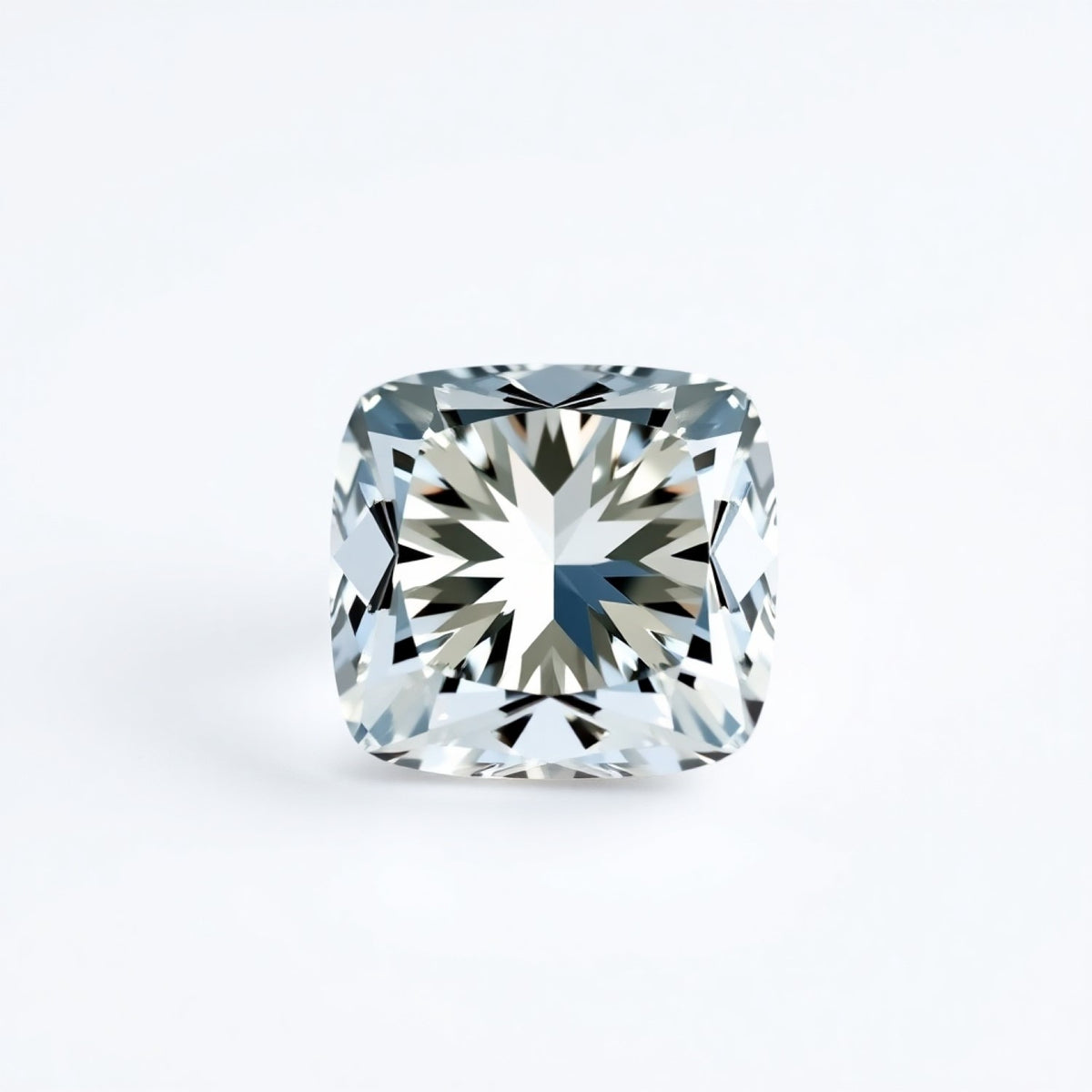 Moissanite 10PC Tiny 3x3 MM Cushion Faceted White Fiery Man Made Loose Gemstone