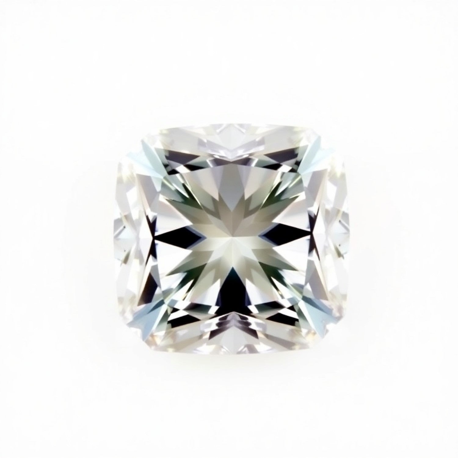 Moissanite 10PC Tiny 3x3 MM Cushion Faceted White Fiery Man Made Loose Gemstone