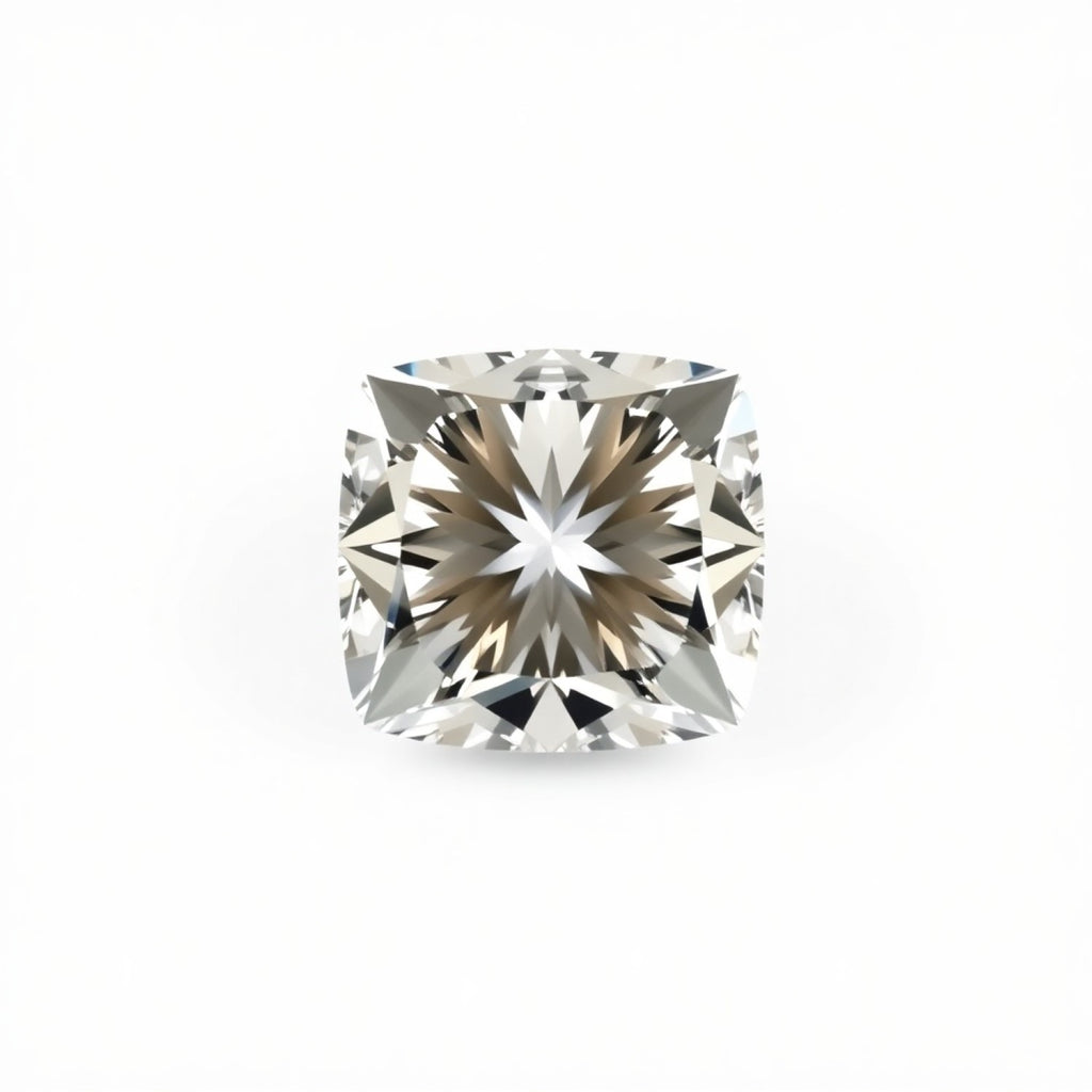 Moissanite 1PC Tiny 5x5 MM Cushion Faceted White Sparkling Man Made Gems