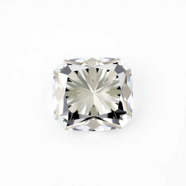 Moissanite 1PC Tiny 5x5 MM Cushion Faceted White Sparkling Man Made Gems