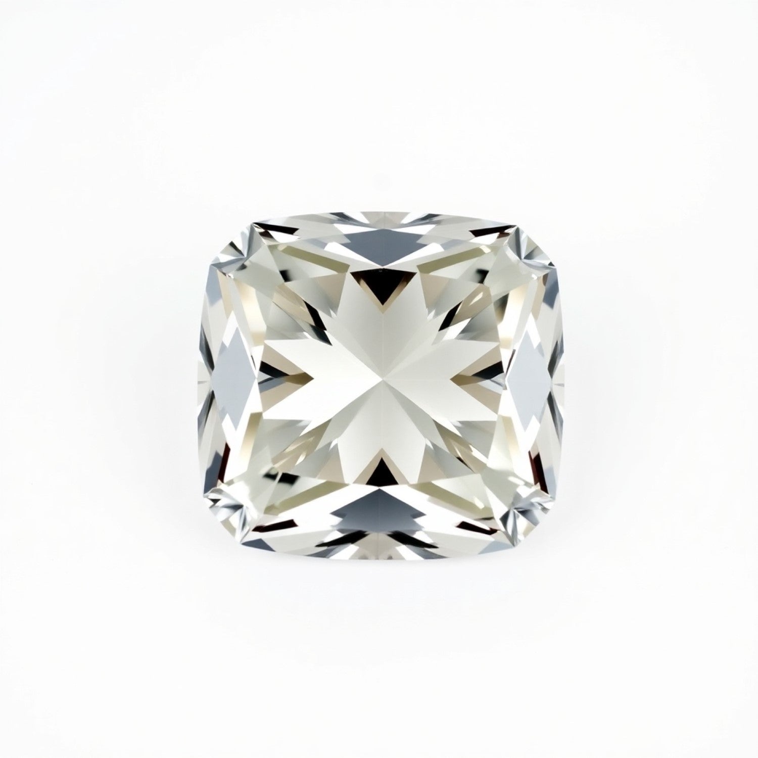 Moissanite 1PC Small 7x7 MM Cushion Faceted White Splendid Man Made Loose Gemstone