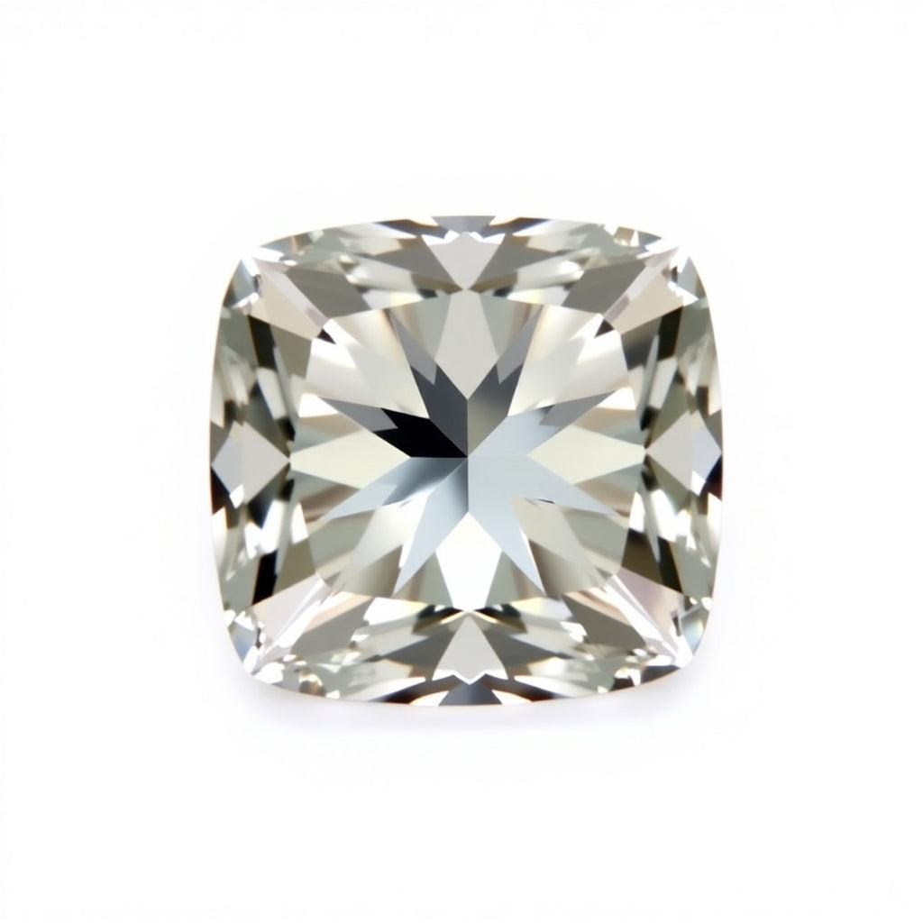 Moissanite 1PC Small 8x8 MM Cushion Faceted White Luster Man Made Loose Gemstones
