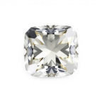 Moissanite 1PC Medium 9x9 MM Cushion Faceted White Lustrous Man Made Gems