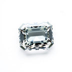 Moissanite 1PC Large 10x14 MM Emerald Faceted White Splendid Man Made Loose Gemstone