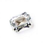 Moissanite 1PC Tiny 3x5 MM Emerald Faceted White Shine Man Made Loose Gemstones