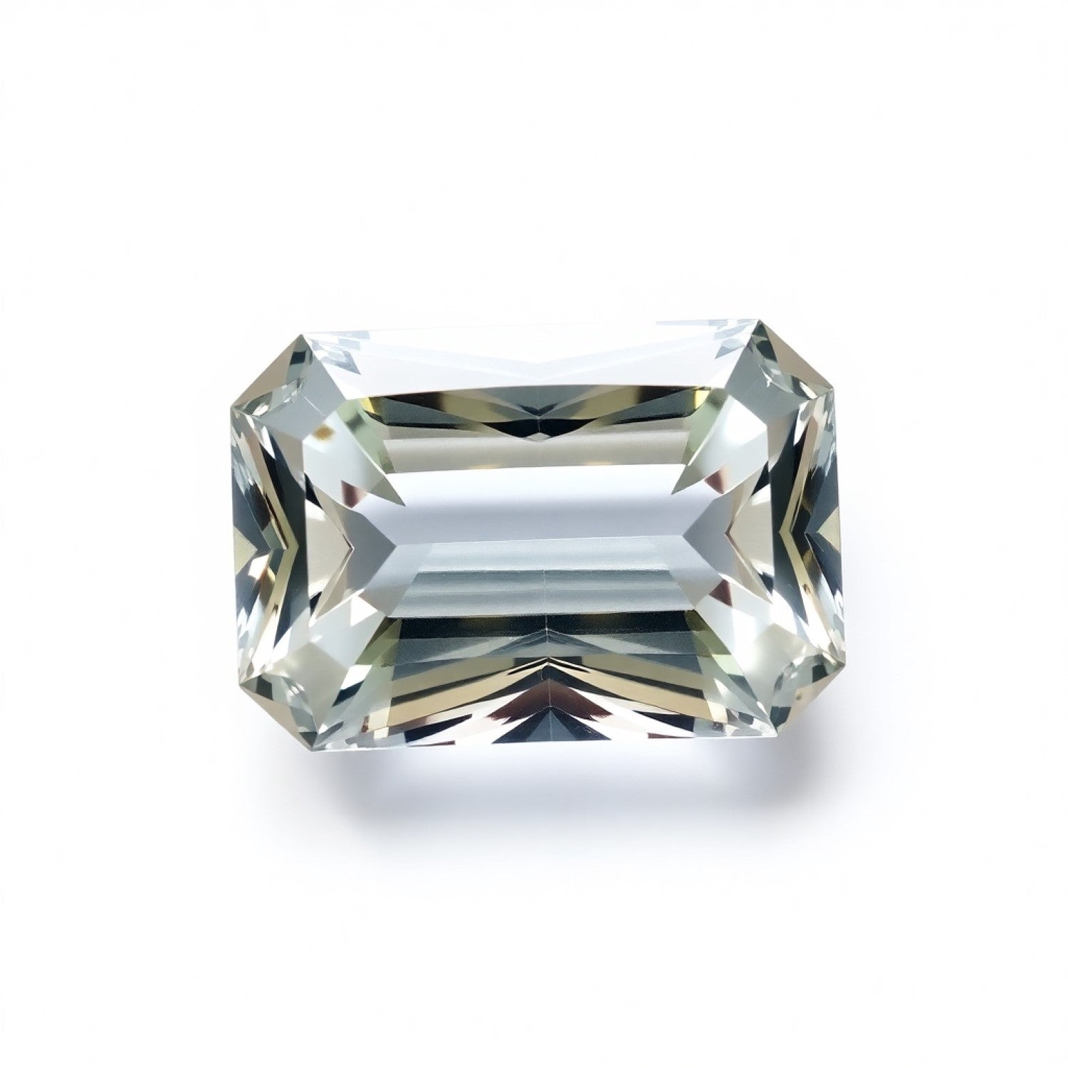 Moissanite 1PC Small 6x9 MM Emerald Faceted White Genuine Man Made Loose Gemstones