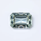 Moissanite 1PC Small 6x9 MM Emerald Faceted White Genuine Man Made Loose Gemstones