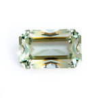 Moissanite 1PC Medium 7x10 MM Emerald Faceted White Pure Man Made Loose Gems