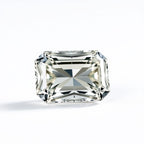 Moissanite 1PC Small 7x9 MM Emerald Faceted White Superior Man Made Gems