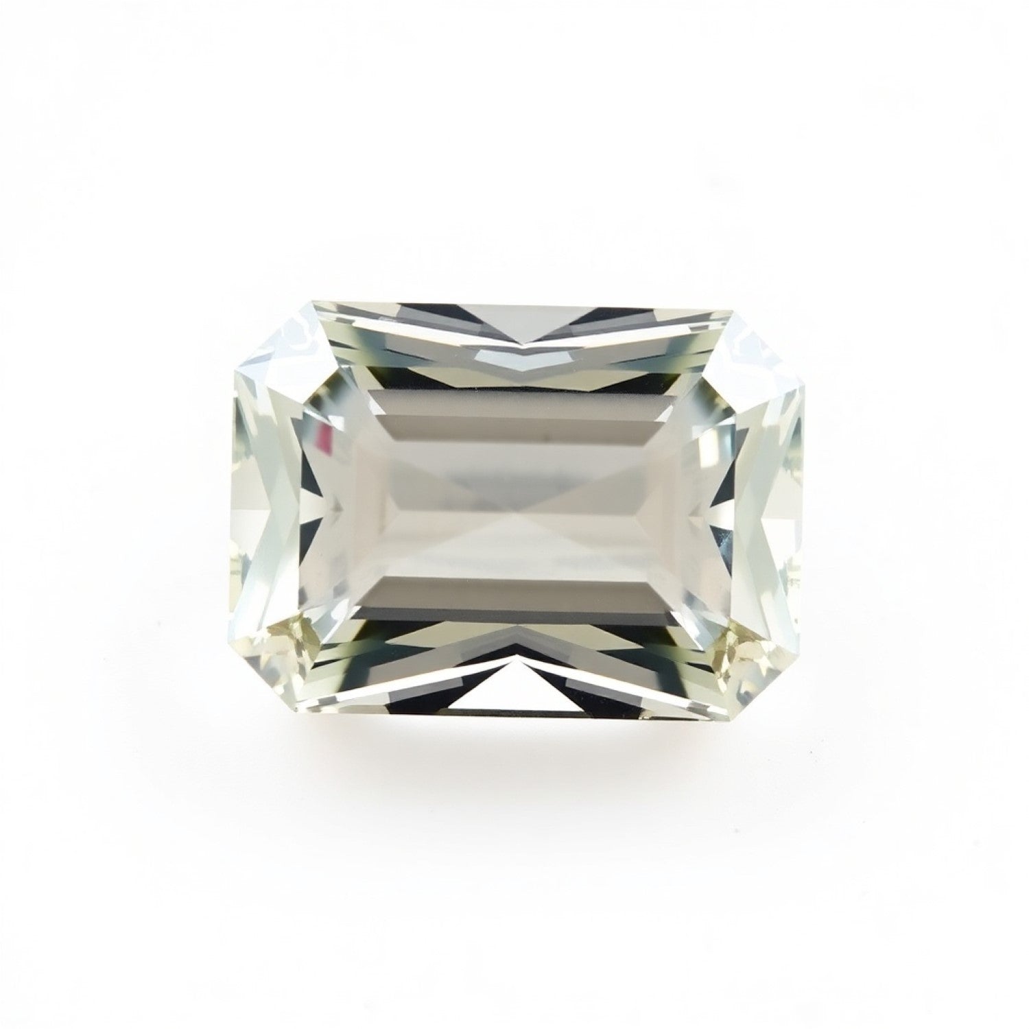 Moissanite 1PC Small 7x9 MM Emerald Faceted White Superior Man Made Gems