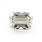 Moissanite 1PC Small 7x9 MM Emerald Faceted White Superior Man Made Gems