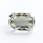 Moissanite 1PC Large 9x11 MM Emerald Faceted White Brilliant Man Made Loose Gemstones