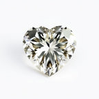 Moissanite 1PC Chunky 13x13 MM Heart Faceted White Natural Man Made Gems