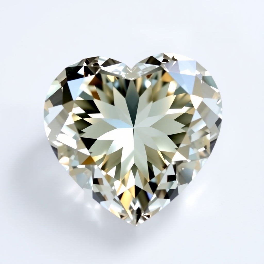 Moissanite 1PC Chunky 15x15 MM Heart Faceted White Superior Man Made Loose Gemstone