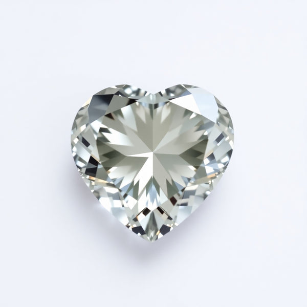 Moissanite 10PC Tiny 3x3 MM Heart Faceted White Fiery Man Made Loose Gemstone