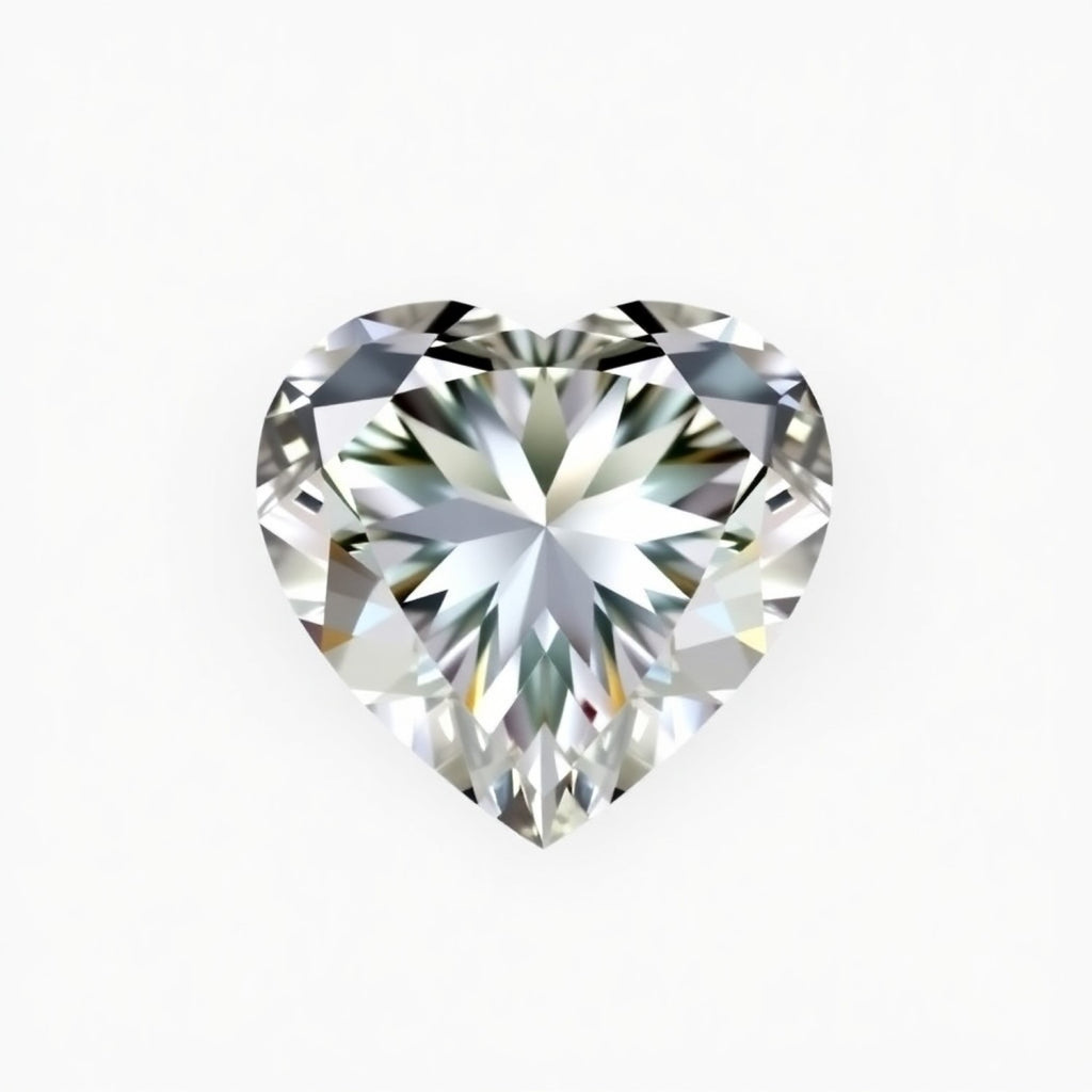 Moissanite 10PC Tiny 4x4 MM Heart Faceted White Brilliant Man Made Loose Gemstones