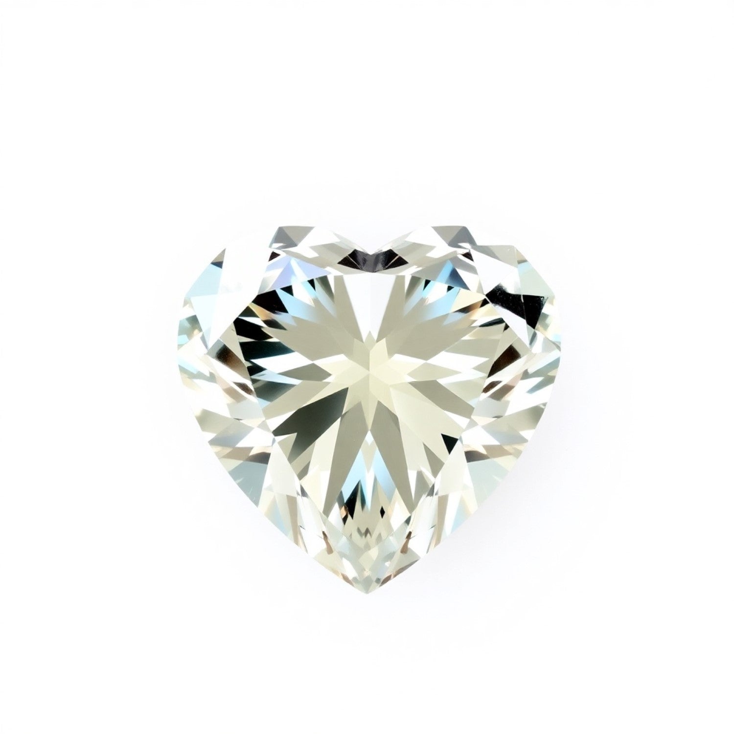 Moissanite 10PC Tiny 4x4 MM Heart Faceted White Brilliant Man Made Loose Gemstones