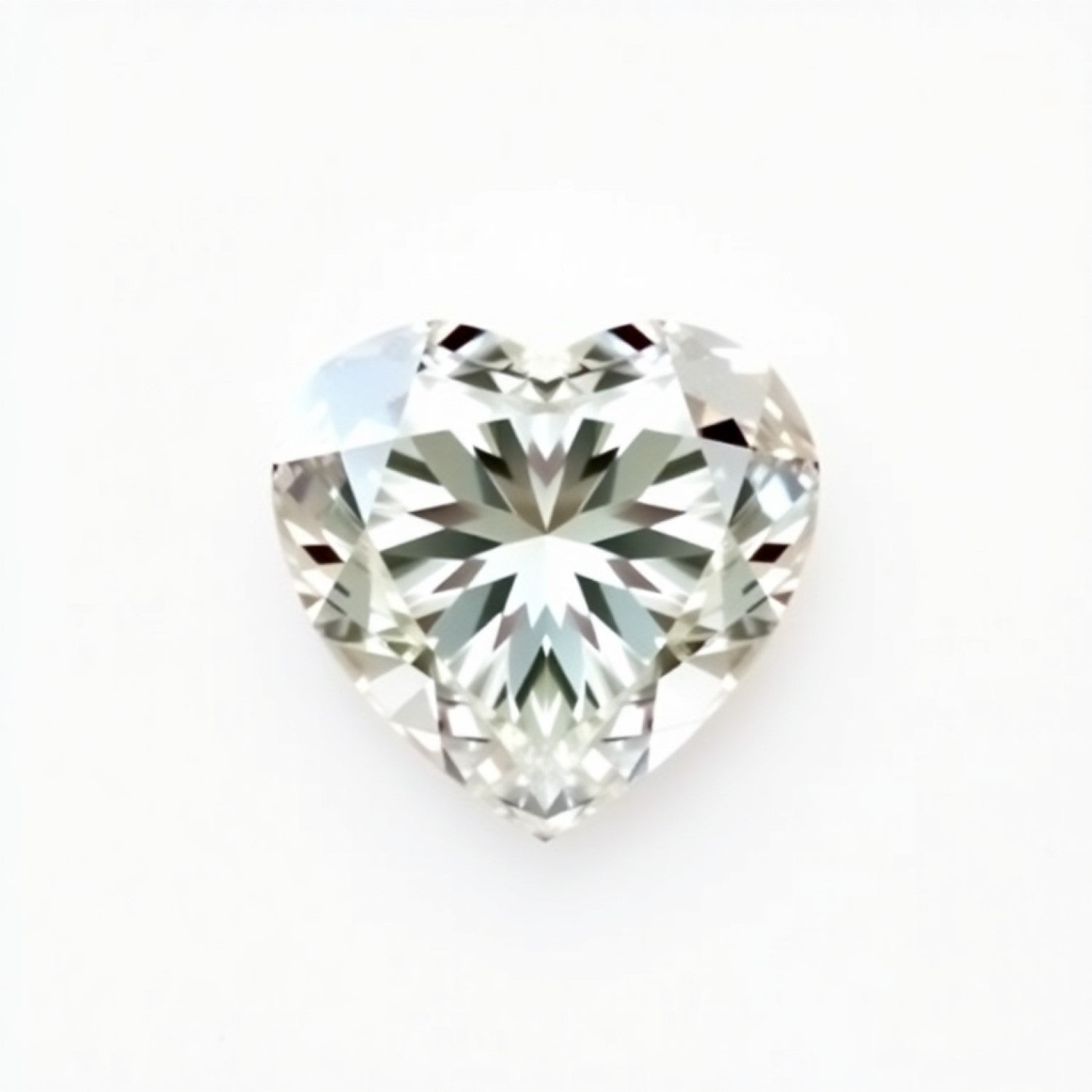 Moissanite 1PC Tiny 5x5 MM Heart Faceted White Sparkling Man Made Gems
