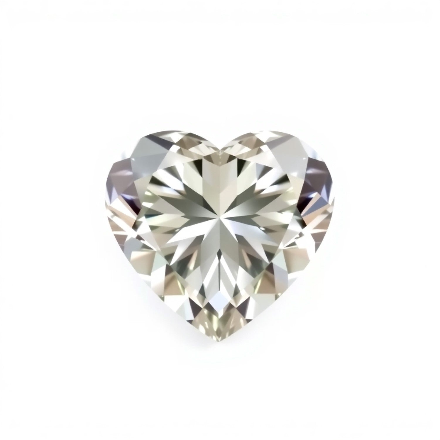 Moissanite 1PC Small 7x7 MM Heart Faceted White Splendid Man Made Loose Gemstone Main image