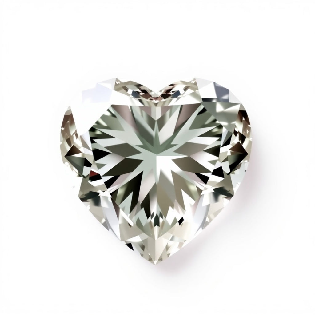 Moissanite 1PC Small 7x7 MM Heart Faceted White Splendid Man Made Loose Gemstone